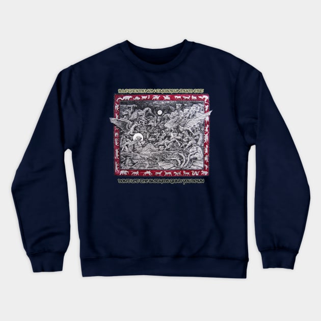 Don't Let The Bastards Grind You Down Crewneck Sweatshirt by svahha